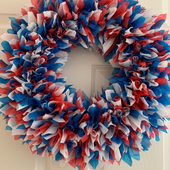New handmade patriotic wreath - Picture 4 of 4